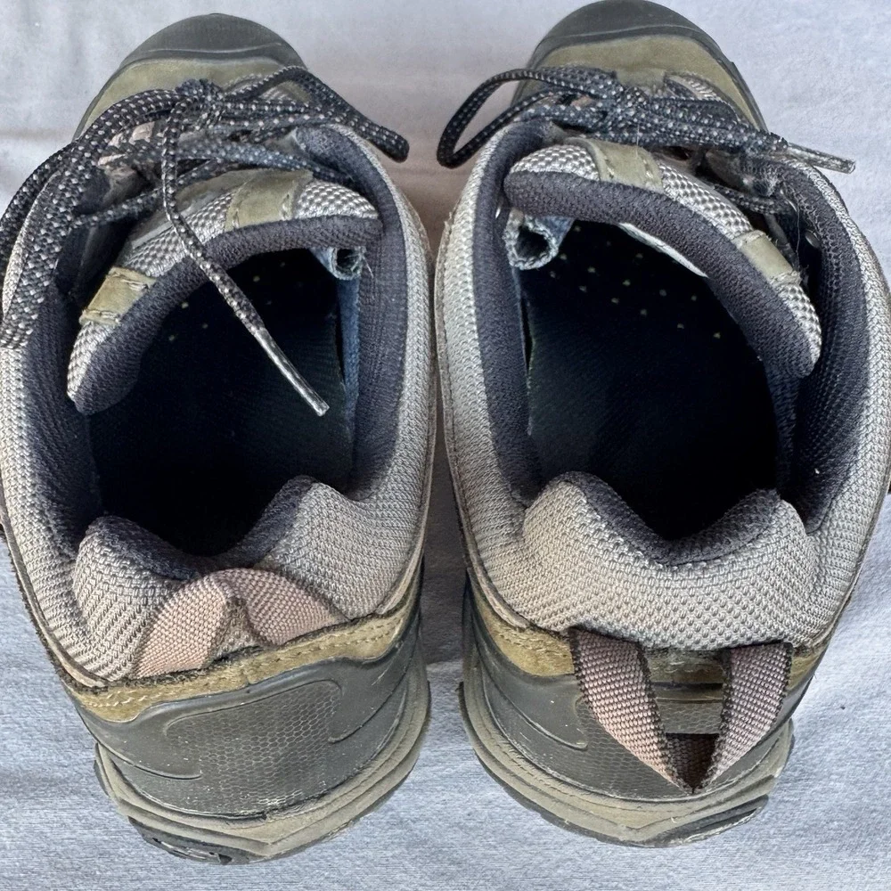Size 9 - Oboz Tamarack B-Dry Waterproof Bungee Taupe Green Hiking Shoes Men's